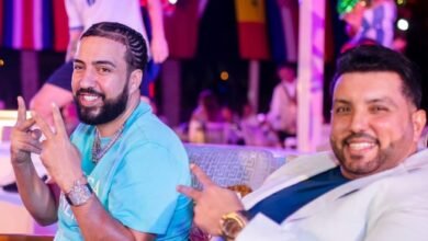 منذر درويش يستقبل النجم فرنش مونتانا