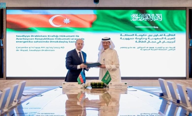 السعودية وأذربيجان توقعان اتفاقية تعاون في مجال الطاقة