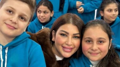 سفيرة النوايا الحسنة زينة سلامة ترسم البسمة على وجوه أطفال طرابلس