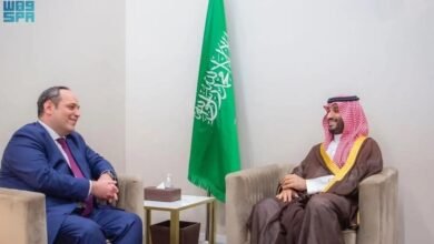 ولي العهد السعودي يلتقي الأمين العام للمكتب الدولي للمعارض