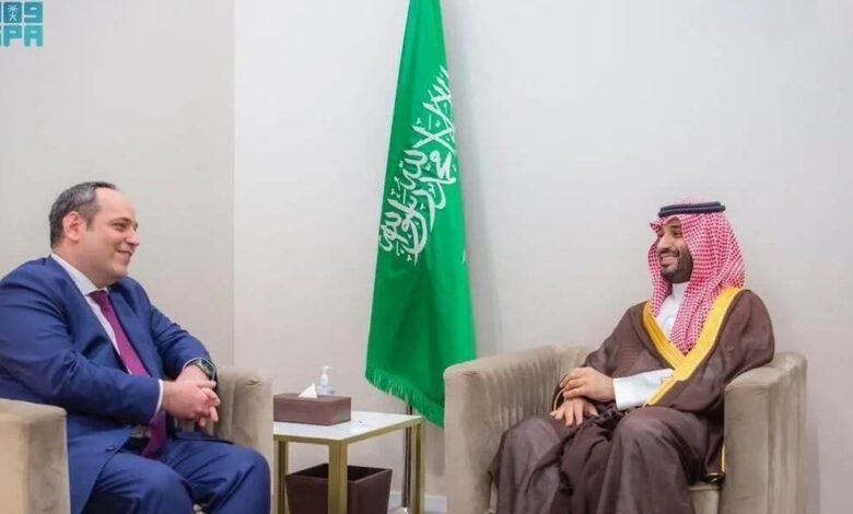 ولي العهد السعودي يلتقي الأمين العام للمكتب الدولي للمعارض